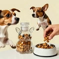 thumbnail image 3 of Candy Jar With Lid Airtight Cat Turtle Snack Container For Cookie Candy Coffee Pods Cute Animal Shaped Container For Lovers Clothes Containers for Storage Kitchen Containers for Organizing Pantry, 3 of 8