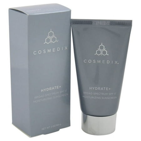 Hydrate + Moisturizing Sunscreen SPF 17 by CosMedix for Unisex - 2 oz Sunscreen