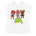 thumbnail image 1 of Playera Para Niña MGA Entertainment L.O.L Cuello Redondo Manga Corta Talla 10 Blanco, 1 of 2