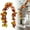 E, variant on PPKVUFD 1 Pack Fall Garland Maple Leaf, 5.9Ft Hanging Vine Garland Artificial Autumn Foliage Garland Thanksgiving Decor for Home Wedding Fireplace Party Christmas Decor