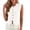 White, variant on Womens Collared Button Casual Tank Top Stylish Lightweight Everyday Outfit White S