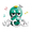 Green, variant on Dancing Squid Toy with Music Sensing Electric Crawling Toys for Boys Girls Tummy Time Interaction
