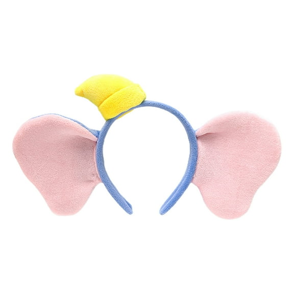 UNTERING Hairband Elephant Ears Headband Soft Cartoon Animal Hairband Makeup Washing Face Hair Hoop Lovely Costume Unisex Photo Props