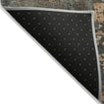 thumbnail image 4 of HomeRoots 618234 8 ft. Pale Aqua, Copper & Beige Round Abstract Washable Indoor & Outdoor Area Rug, 4 of 5