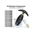 thumbnail image 2 of 10 Frequency Wireless Remote Control Vibrator for Adults Black, 2 of 4