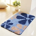 thumbnail image 2 of Alfombrilla antideslizante de estilo floral para puerta de casa, alfombra de entrada para dormitorio, baño, almohadillas de succión, alfombra de baño, alfombra de Foor absorbente para balcón Fivean unisex, 2 of 2