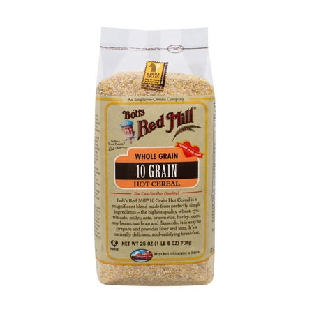 (3 Pack) Bob's Red Mill Hot Cereal, 10 Grain, 25 (Country Living Grain Mill Best Price)