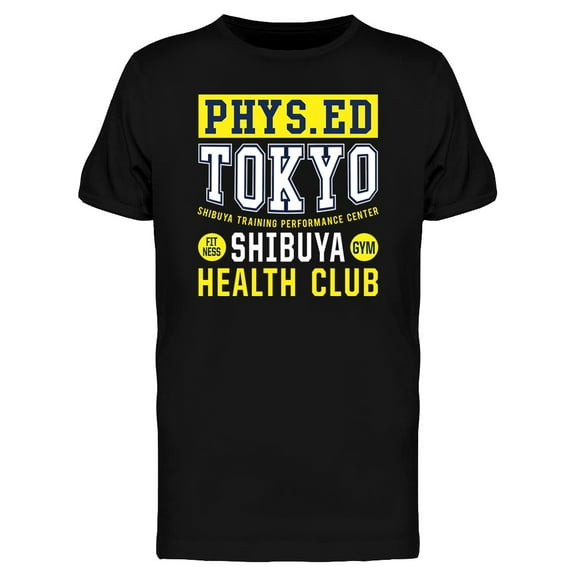 Shibuya Health Club T-Shirt Men -Image by Shutterstock, Male Small