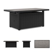 Signature Design by Ashley Beachcroft Black & Gray Outdoor Fire Pit Table