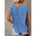 thumbnail image 4 of MORTTIC Women's 2-Pack Graphic Tees, Funny Print Short Sleeve Casual Summer Tops, XL, 4 of 6