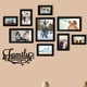 thumbnail image 3 of Injueey Familia de hierro donde la vida comienza, el amor nunca termina, letrero con palabras, decoración de pared, añade encanto al hogar, Decoración del hogar, 3 of 6