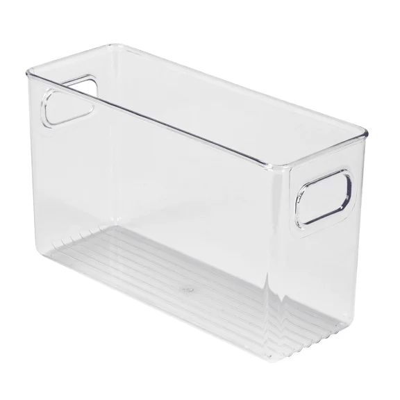 Narrow Vertical Stripe Cabinet Organizer, 10.24" X 3.74", Clear
