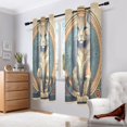 thumbnail image 6 of Cat Magic Array Lion Blackout Curtains Thermal Insulation 63 inch Grommet for Bedroom Living Room Bathroom Kitchen Windows 2 Pack, 6 of 6