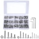 thumbnail image 1 of Pernos y tuercas para carcasa Tornillos de acero inoxidable Juego de clasificación de casquillos de botón con cabeza hexagonal, 1 of 5