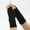 Black, variant on Knitted Fingerless Gloves for Women Winter Thumbhole Wrist Warmer Men Crochet Arm Warmers Hand Mittens