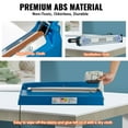 thumbnail image 6 of VEVOR 16" Impulse Sealer, Manual Poly Bag Heat Sealing Machine with Adjustable Temperature - Ideal for PE, PP, Mylar, and Shrink Wrap Bags, Includes Extra Replacement Kit, 6 of 12