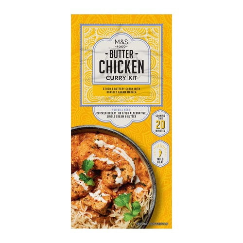 M&S Butter Chicken Curry Kit 225g, British Import (Pack of 2)