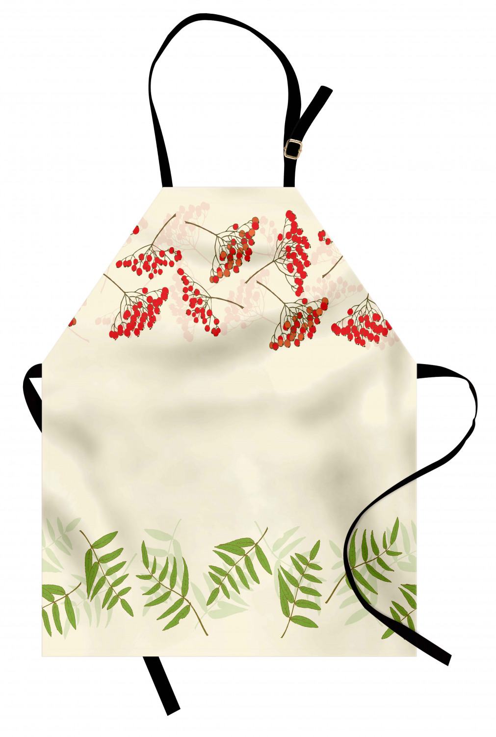 Rowan Apron Graphic Border Design Berries Mountain Ashes Botanical ...