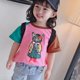 thumbnail image 1 of Camiseta para niñas, ropa de verano para bebés, camiseta de manga corta con estampado de gato y Animal, camisetas para niños, camisetas para niñas, niños pequeños, talla de ropa 90 Gao Jinjia LED, 1 of 2