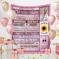 thumbnail image 2 of 21st Birthday Gifts for Her, Gifts for 21 Year Old Girls Female, 21st Birthday Decorations for Girls, 21st Bday Gift Ideas, Happy 21st Birthday Gifts for Bestie Sister Blankets 50" x 60", 2 of 6