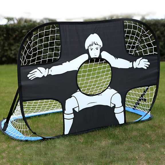 BESTSKY Football Goal Post Net, Soccer Training Net, Flat Wire Kids Football Game Match For Soccer Shooting Training Children