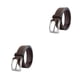 thumbnail image 1 of Jumpingount Cinturón de hombre cómodo de llevar sin rebabas y hebilla informal de estiramiento trenzado simple duradero de mezclilla Type8 NO8, 1 of 6