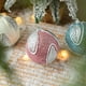 thumbnail image 5 of Bolas Navideñas de Tela de 8 Cm, Coloridas, para Colgar En El Árbol de Navidad | Adornos Navideños con Cinta | Adornos Navideños para El Hogar, La Familia, Las Mascotas, Fiestas y Celebraciones de Te, 5 of 5