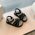 thumbnail image 2 of Otqutp Party Dance Shoes for Toddler Girls Children's Posh Sandal Comfortable Flat Sandal Summer Shoes Vintage Platform Sandals, 2 of 4