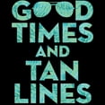 thumbnail image 3 of CafePress - Good Times Tan Lines Print Men's Dark Pajamas - Men's Dark Loose Fit Cotton Pajama Set, 3 of 7