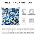 thumbnail image 5 of Nawypu  Blue Butterfly Pattern Pillow Cover,Decorative Couch Pillow Cover for Sofa,Cushion Case Indoor Outdoor Home Decoration, 5 of 5