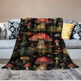 thumbnail image 2 of FUMJ Mushroom Blanket Mushroom Gifts for Women Men Kids Frog Blanket Soft Fuzzy Flannel Plush Mushroom Throw Blanket for Couch Sofa Bed Home Decorative Mushroom Blankets All Season, 2 of 6