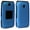 Blue, variant on Case for Alcatel Go Flip V, Nakedcellphone Protective Hard Cover [Grid Texture] for MyFlip 4G, QuickFlip, AT&T Cingular Flip-2, (A405DL, 4051s, 4044, A405DL) - Bold Red