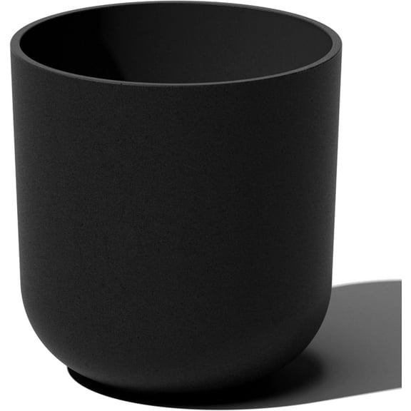 ANHXN Round Plastic Planter Pots for Indoor/Outdoor Garden Use, Suitable for Small to Large Succulent Plants, Flowers, Modern Interior Plants