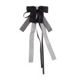 thumbnail image 4 of Unique Bargains 1 Pc Fashion Bow Ribbon Hair Clips Hairdo Clip Black, 4 of 5