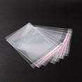 thumbnail image 5 of 100 Pcs 5 Fils Sac Auto-Adhésif Transparent Refermable Imperméable Cadeau Nourriture Bonbons Sac de Rangement en Cellophane, 5 of 5