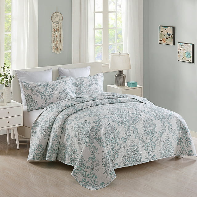 JML Quilt Set, King, Fashion Floral, 3 Piece