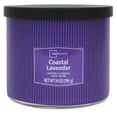 thumbnail image 1 of Mainstays 3-Wick Textured Wrapped Costal Lavendar Scented Candle, 14 oz, 1 of 6