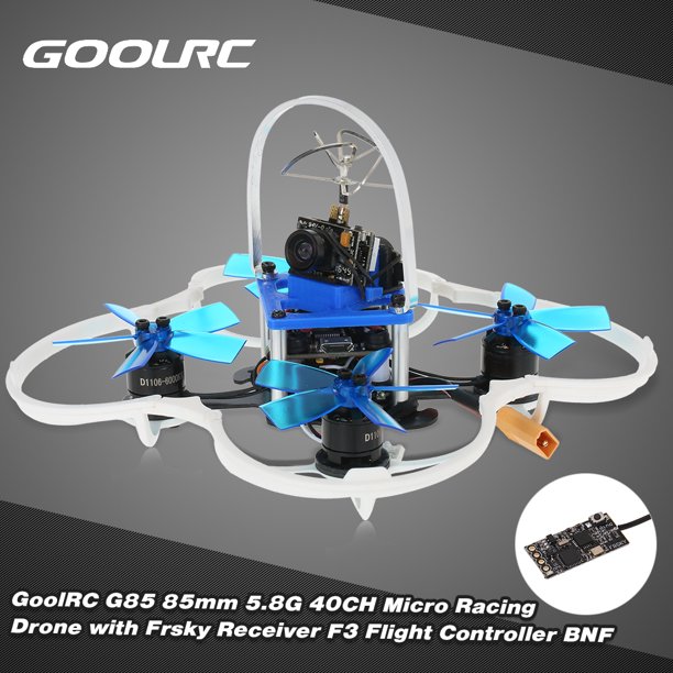 Goolrc G85 85mm 40ch 600tvl Micro Fpv Racing Drone 1106 Brushless Motor Rc Quadcopter With Frsky Receiver F3 Flight Controller Bnf Walmart Com Walmart Com Goolrc G85 85mm 40ch 600tvl Micro Fpv Racing Drone 1106 Brushless Motor Rc Quadcopter With Frsky Receiver F3 Flight Controller Bnf Walmart Com Walmart Com