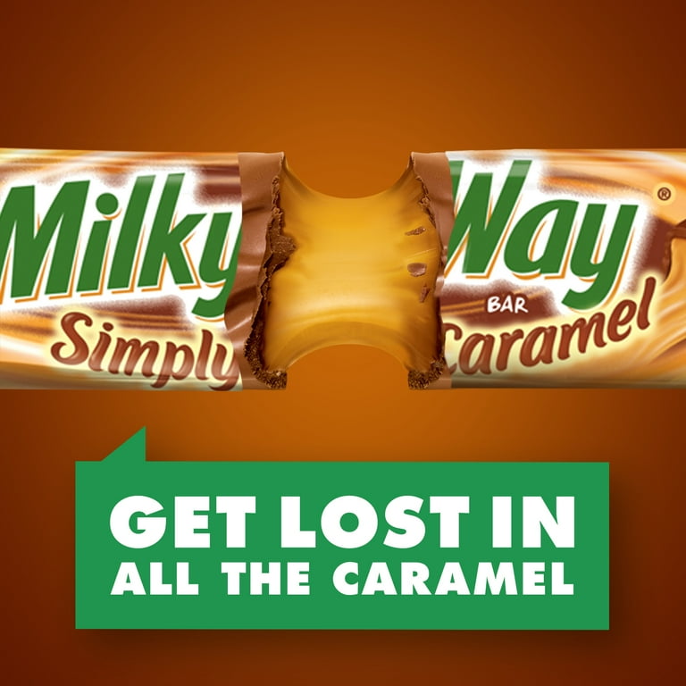 MILKY WAY Simply Caramel Milk Chocolate Singles Size Candy Bars
