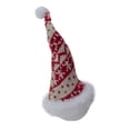 thumbnail image 3 of Northlight Assorted Colors Plastic Christmas Plush Ornament, 7", 3 of 3