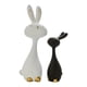 thumbnail image 2 of 2 estatuas de conejo, esculturas artísticas de animales, adorno creativo para jardín, decoración de Pascua, figuras de conejo para dormitorio, granja., 2 of 6