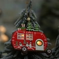 thumbnail image 4 of Matsuzay Mini adorno de de Navidad Santa Claus colgante con ventana decoración de pared hogar rústico Año Nuevo decoración de arte Kits de decoración para fiestas Auto Matsuzay HA009996-03, 4 of 6