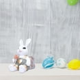 thumbnail image 5 of Hometravel Easter Style Backpack Cute Home Decor, Desktop Resin Rabbit Craft Figurine, Holiday Spring Shelf Sitter Ornament for Table, 5 of 6