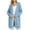 Light Blue, variant on Women's Oversized Cardigan Sweaters Fall and Winter Loose Knit Sweater Jacket Long Sleeved Top