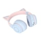 thumbnail image 4 of Auriculares Bluetooth con Oreja de Gato para Juegos, inalámbricos, Plegables, para música, con luz LED, micrófono Desmontable, Cable de 3,5 mm, Azul, 4 of 5