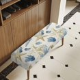 thumbnail image 4 of POLERO Ocean Themed Dining Bench Cover, Starfish Coral Print Stretch Washable Rectangle Bench Seat Covers, Dining Table Chair Slipcover for Dining Room, Living Room, Kitchen, 4 of 7