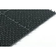 Interlocking Cobbled Stone Look Garden Pathway Tiles, Decorative Floor Grass Pavers Anti- Slip Mat, 5 pack