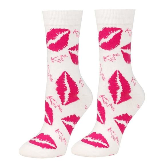 Valentines Socks Men Women Novelty Dress Socks Valentine's Day Gifts Stockings Unisex Adult White One Size