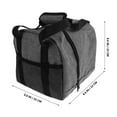 thumbnail image 2 of BESTYASH 1Pack Single Ball Bowling Bag Polyester Material for Convenient Carrying and Storage 8.7X8.7X8.7in, 2 of 6
