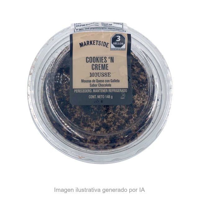 Mousse de Queso con Galleta Marketside Sabor Chocolate 148g